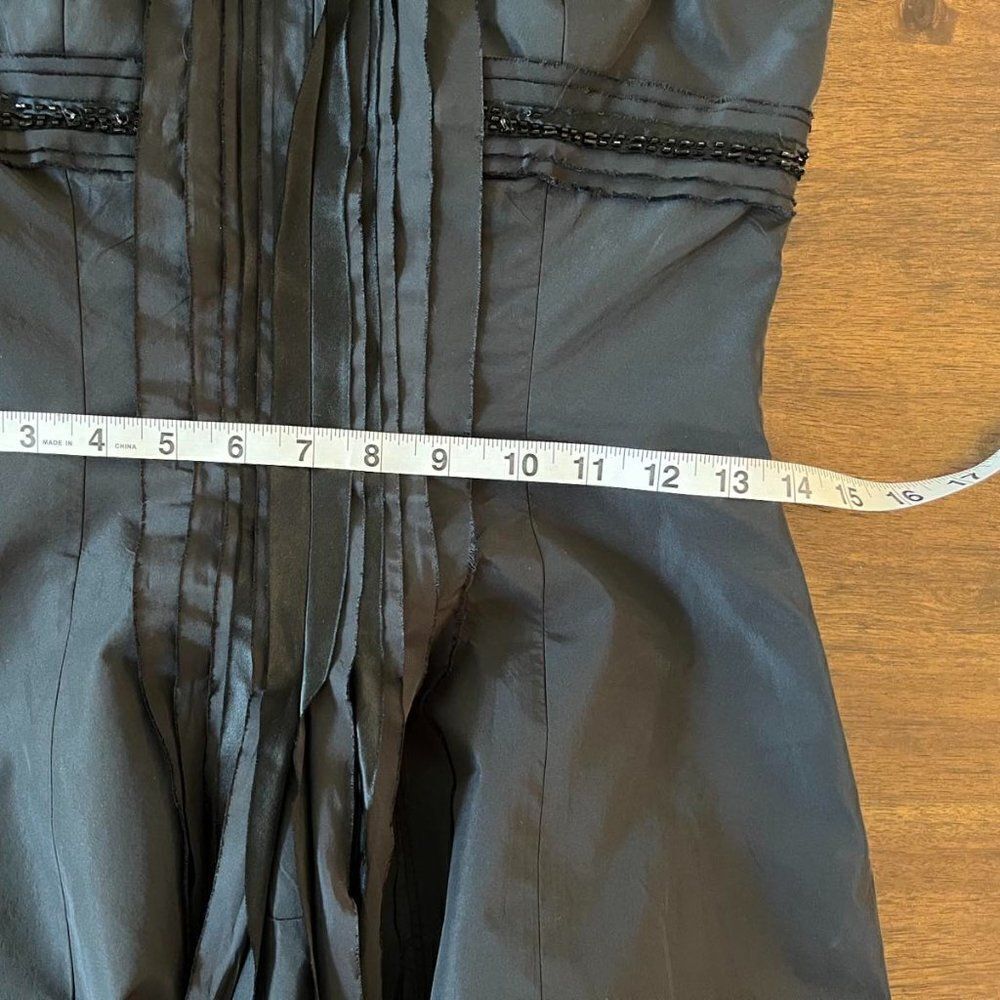BCBGMAXAZRIA Formal Strapless Cocktail Dark Grey Dress size 4 - Picture 12 of 13